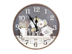 Horloge ronde - plat du jour - Simla
