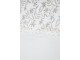 Rideau brise bise blanc et gris - 45 x 60 cm 