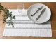 Set de table Chaumont gris et blanc - Lovely Casa